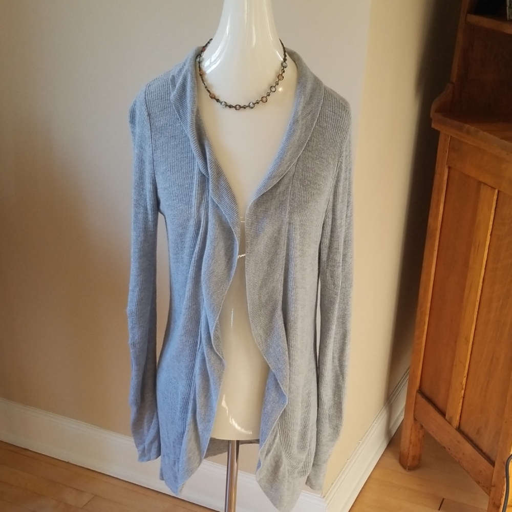 Lightweight Gray Long Cardigan 💋